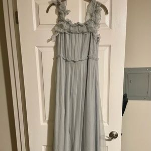 BHLDN Antoinette Dress in mint blue